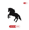 horse jumping icon vector image