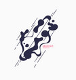 abstract background with dynamic waves vector image
