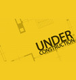 blue print under construction 08 vector image