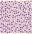 heart background seamless pattern vector image