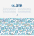 support service concept vector image vector image
