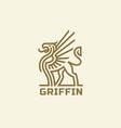 griffin logo vector image