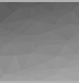 grey polygonal background rumpled triangular vector image