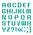letters folded of paper vector image vector image