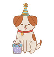 cute pet animal cartoon vector image