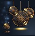 luxury rings golden mandala background free vector image vector image