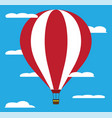 hot air balloon vector image