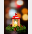 christmas and new year design with vector image vector image