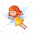 girl made in cartoon style vector image