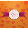 happy mothers day realistic holiday banner vector image vector image