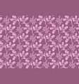 pink floral pattern vector image vector image