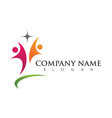 community care logo vector image