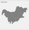 high quality map is a province south africa vector image