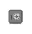steel safe vector image