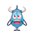 cartoon monster vector image vector image