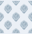 volumetric damask seamless pattern vector image
