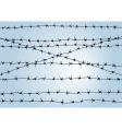 barbed wire vector image