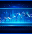 financial and business abstract background vector image vector image