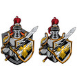 knights mascot symbol vector image vector image