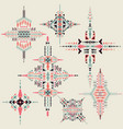 tribal ethnic ornament aztec decor vector image vector image