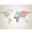 person map vector image vector image