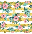 seamless floral pattern vector image