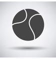 tennis ball icon vector image