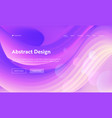 abstract geometric futuristic wave shape web page vector image vector image