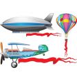 airship vector image vector image