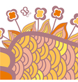 colorful abstract of garden vector image vector image