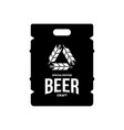 modern craft beer drink logo sign for bar pub vector image