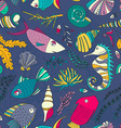ocean pattern vector image