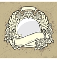 grunge label with space for text vector image vector image