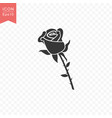 rose flower icon simple flat style vector image