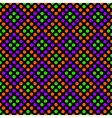 seamless geometric pattern with rhombus vector image