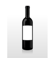bottle of wine blank vector image
