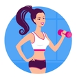 girl vector image