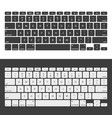 laptop keyboards vector image vector image