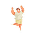 man joy vector image vector image