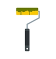 paint roller icon flat style vector image
