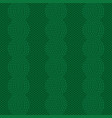 knit green pattern vector image