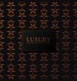 luxury dark seamless pattern background vector image vector image