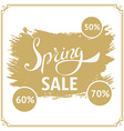 big spring sale 70 off design template vector image