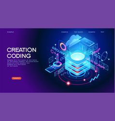 Programming web banner Royalty Free Vector Image