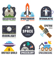 space logo set vector image