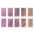 collection of abstract gradient mesh futuristic vector image