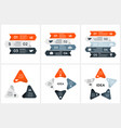 circle arrows infographic cycle diagram vector image