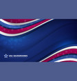 usa star background vector image vector image