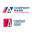 logotypes with letter vector image vector image