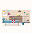 fishermans room fishing vector image